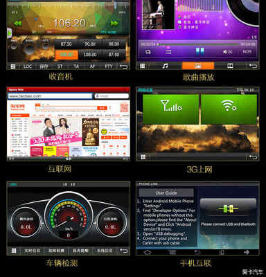 克莱斯勒300C大捷龙铂锐专用车载DVD导航仪一体机