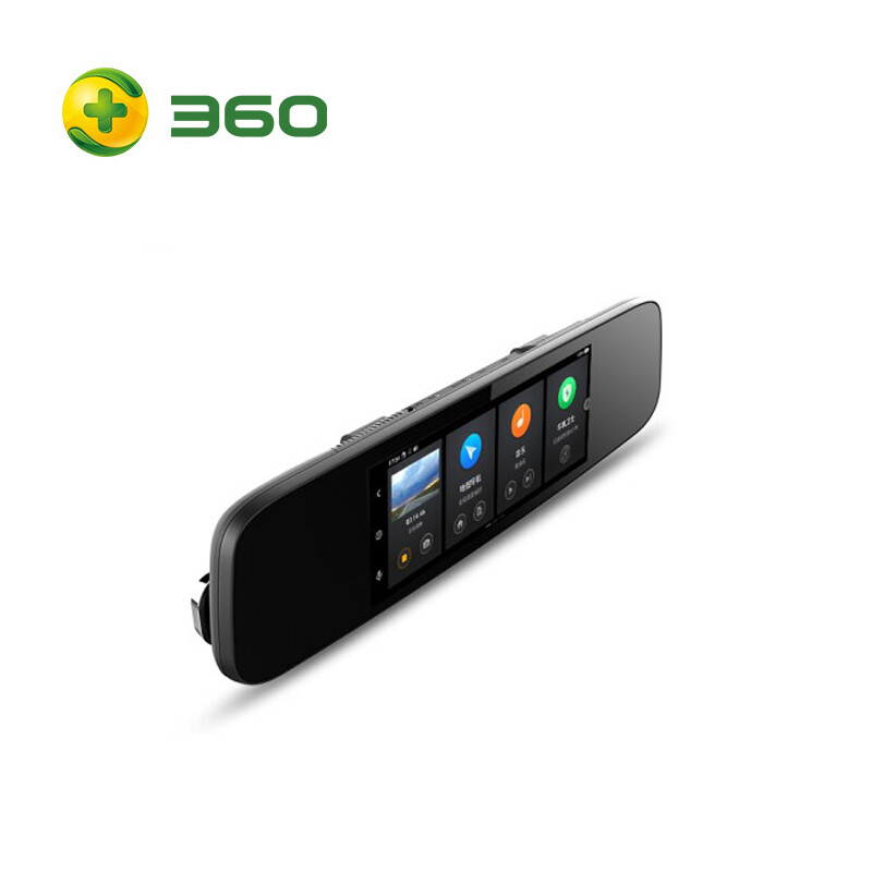 360行车记录仪智能后视镜云镜S650 前后双录高清夜视倒车影像 语音操控固定测速 智能云镜S650+32G卡+后摄像头