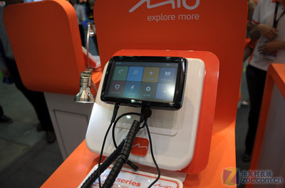 GPS支持HD输出 美女展示Mio系列新品_中关村在线